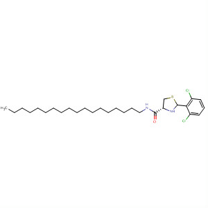 849052-54-6  4-Thiazolidinecarboxamide, 2-(2,6-dichlorophenyl)-N-octadecyl-, (4R)-