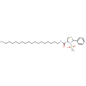 849052-59-1  4-Thiazolidinecarboxamide, 3-(methylsulfonyl)-N-octadecyl-2-phenyl-,(4R)-