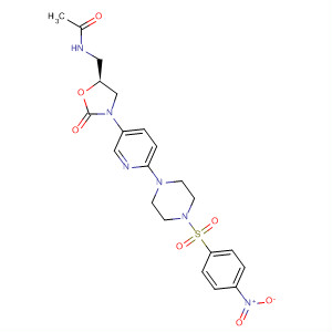 849145-88-6  Acetamide,N-[[(5S)-3-[6-[4-[(4-nitrophenyl)sulfonyl]-1-piperazinyl]-3-pyridinyl]-2-oxo-5-oxazolidinyl]methyl]-