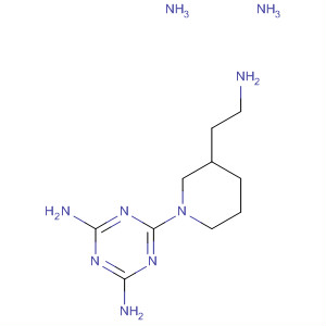 849152-02-9  3,5-Piperidinediamine,1,1'-[6-[3-(2-aminoethyl)-1-piperidinyl]-1,3,5-triazine-2,4-diyl]bis-,(3R,3'R,5S,5'S)-rel-