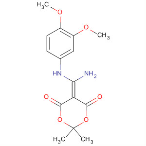 849217-91-0  1,3-Dioxane-4,6-dione,5-[amino[(3,4-dimethoxyphenyl)amino]methylene]-2,2-dimethyl-