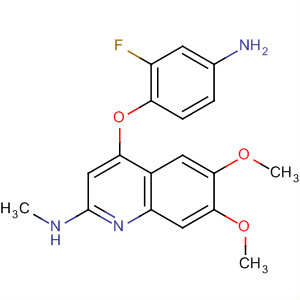 849217-97-6  2-Quinolinamine, 4-(4-amino-2-fluorophenoxy)-6,7-dimethoxy-N-methyl-