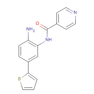 849234-05-5  4-Pyridinecarboxamide, N-[2-amino-5-(2-thienyl)phenyl]-
