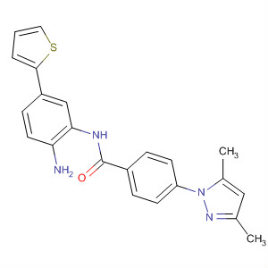 849234-52-2  Benzamide,N-[2-amino-5-(2-thienyl)phenyl]-4-(3,5-dimethyl-1H-pyrazol-1-yl)-