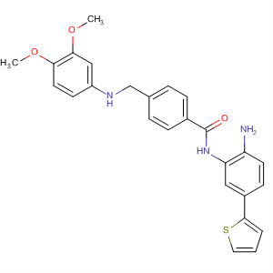 849235-17-2  Benzamide,N-[2-amino-5-(2-thienyl)phenyl]-4-[[(3,4-dimethoxyphenyl)amino]methyl]-