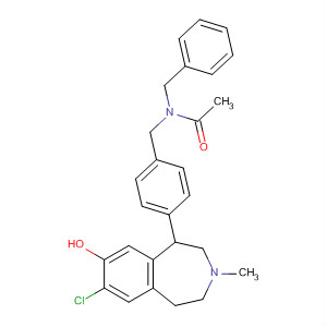 849505-49-3  Acetamide,N-[[4-(7-chloro-2,3,4,5-tetrahydro-8-hydroxy-3-methyl-1H-3-benzazepin-1-yl)phenyl]methyl]-N-(phenylmethyl)-