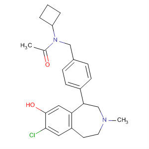 849505-73-3  Acetamide,N-[[4-(7-chloro-2,3,4,5-tetrahydro-8-hydroxy-3-methyl-1H-3-benzazepin-1-yl)phenyl]methyl]-N-cyclobutyl-