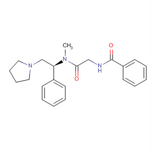 849517-44-8  Benzamide,N-[2-[methyl[(1S)-1-phenyl-2-(1-pyrrolidinyl)ethyl]amino]-2-oxoethyl]-