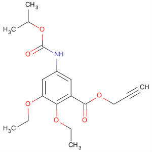 84972-27-0  Benzoic acid, 2,3-diethoxy-5-[[(1-methylethoxy)carbonyl]amino]-,2-propynyl ester