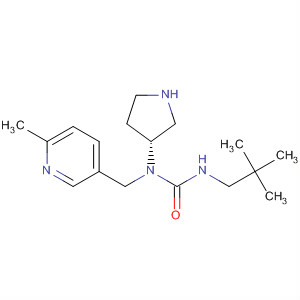 850212-28-1  3-Pyrrolidinamine,N-[[(2,2-dimethylpropyl)amino]carbonyl]-1-[(6-methyl-3-pyridinyl)carbonyl]-, (3R)-