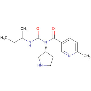 850212-77-0  3-Pyrrolidinamine,N-[(methylpropylamino)carbonyl]-1-[(6-methyl-3-pyridinyl)carbonyl]-,(3R)-