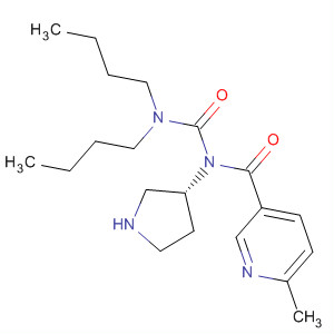 850212-84-9  3-Pyrrolidinamine,N-[(dibutylamino)carbonyl]-1-[(6-methyl-3-pyridinyl)carbonyl]-, (3R)-