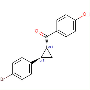850303-34-3  Methanone, [(1R,2R)-2-(4-bromophenyl)cyclopropyl](4-hydroxyphenyl)-,rel-