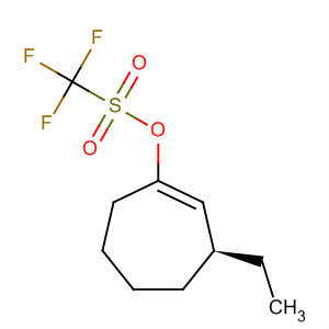 850307-25-4  Methanesulfonic acid, trifluoro-, (3S)-3-ethyl-1-cyclohepten-1-yl ester