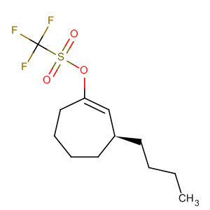 850307-26-5  Methanesulfonic acid, trifluoro-, (3S)-3-butyl-1-cyclohepten-1-yl ester