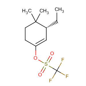 850307-27-6  Methanesulfonic acid, trifluoro-,(3R)-3-ethyl-4,4-dimethyl-1-cyclohexen-1-yl ester
