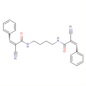 850662-31-6  2-Propenamide, N,N'-1,4-butanediylbis[2-cyano-3-phenyl-