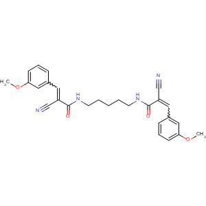 850662-54-3  2-Propenamide, N,N'-1,5-pentanediylbis[2-cyano-3-(3-methoxyphenyl)-