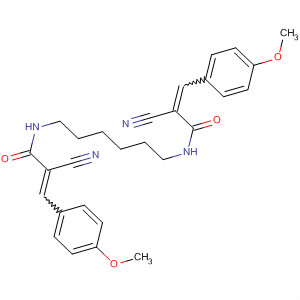 850662-71-4  2-Propenamide, N,N'-1,6-hexanediylbis[2-cyano-3-(4-methoxyphenyl)-