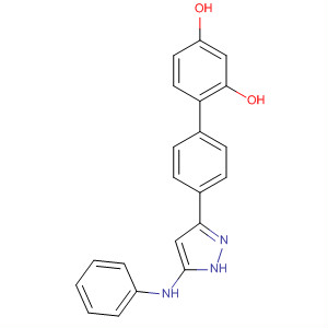 838823-53-3  [1,1'-Biphenyl]-2,4-diol, 4'-[5-(phenylamino)-1H-pyrazol-3-yl]-