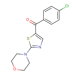 838841-11-5  Methanone, (4-chlorophenyl)[2-(4-morpholinyl)-5-thiazolyl]-