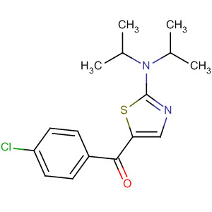 838841-14-8  Methanone, [2-[bis(1-methylethyl)amino]-5-thiazolyl](4-chlorophenyl)-
