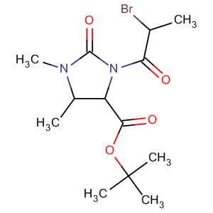 838846-87-0  4-Imidazolidinecarboxylic acid,3-(2-bromo-1-oxopropyl)-1,5-dimethyl-2-oxo-, 1,1-dimethylethyl ester,(4S,5S)- 838846-87-0  4-Imidazolidinecarboxylic acid,3-(2-bromo-1-oxopropyl)-1,5-dimethyl-2-oxo-, 1,1-dimethylethyl ester,(4S,5S)-
