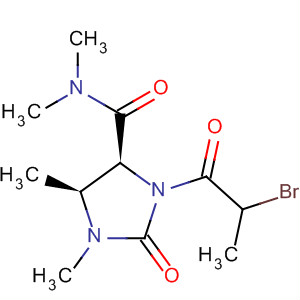 838846-94-9  4-Imidazolidinecarboxamide,3-(2-bromo-1-oxopropyl)-N,N,1,5-tetramethyl-2-oxo-, (4S,5S)- 838846-94-9  4-Imidazolidinecarboxamide,3-(2-bromo-1-oxopropyl)-N,N,1,5-tetramethyl-2-oxo-, (4S,5S)-