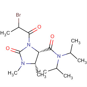 838846-95-0  4-Imidazolidinecarboxamide,3-(2-bromo-1-oxopropyl)-1,5-dimethyl-N,N-bis(1-methylethyl)-2-oxo-,(4S,5S)- 838846-95-0  4-Imidazolidinecarboxamide,3-(2-bromo-1-oxopropyl)-1,5-dimethyl-N,N-bis(1-methylethyl)-2-oxo-,(4S,5S)-