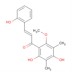 838852-25-8  2-Propen-1-one,1-(2,4-dihydroxy-6-methoxy-3,5-dimethylphenyl)-3-(2-hydroxyphenyl)-,(2E)-