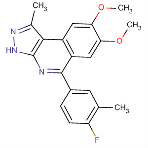 838854-87-8  3H-Pyrazolo[3,4-c]isoquinoline,5-(4-fluoro-3-methylphenyl)-7,8-dimethoxy-1-methyl-