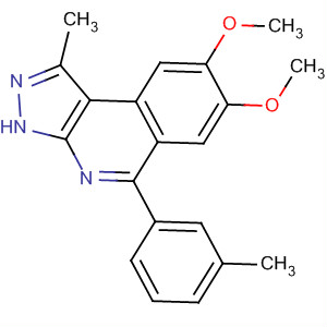 838855-04-2  3H-Pyrazolo[3,4-c]isoquinoline,7,8-dimethoxy-1-methyl-5-(3-methylphenyl)-