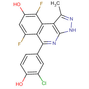 838856-37-4  3H-Pyrazolo[3,4-c]isoquinolin-8-ol,5-(3-chloro-4-hydroxyphenyl)-6,9-difluoro-1-methyl-