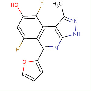 838858-59-6  3H-Pyrazolo[3,4-c]isoquinolin-8-ol, 6,9-difluoro-5-(2-furanyl)-1-methyl-