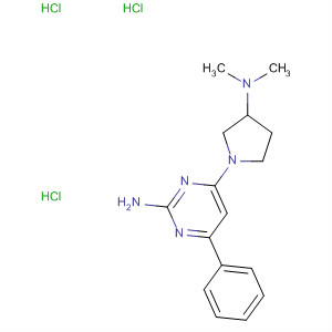 838871-81-1  2-Pyrimidinamine, 4-[3-(dimethylamino)-1-pyrrolidinyl]-6-phenyl-,trihydrochloride