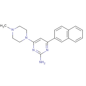 838872-06-3  2-Pyrimidinamine, 4-(4-methyl-1-piperazinyl)-6-(2-naphthalenyl)-
