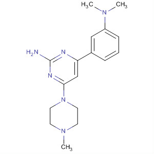838872-09-6  2-Pyrimidinamine,4-[3-(dimethylamino)phenyl]-6-(4-methyl-1-piperazinyl)-