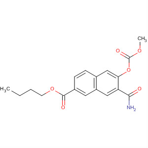 838872-97-2  2-Naphthalenecarboxylic acid,7-(aminocarbonyl)-6-[(methoxycarbonyl)oxy]-, butyl ester