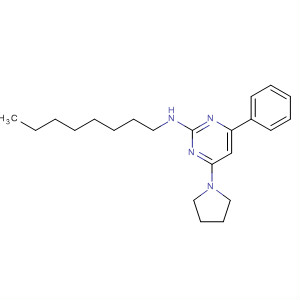 838903-13-2  2-Pyrimidinamine, N-octyl-4-phenyl-6-(1-pyrrolidinyl)-