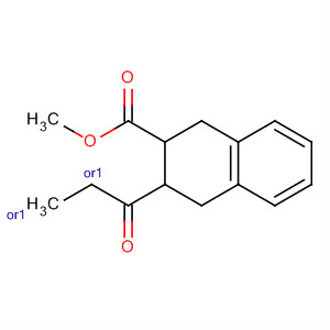 838906-27-7  2-Naphthalenecarboxylic acid, 1,2,3,4-tetrahydro-3-(1-oxopropyl)-,methyl ester, (2R,3S)-rel-