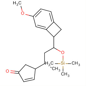 83914-14-1  2-Cyclopenten-1-one,4-[3-(4-methoxybicyclo[4.2.0]octa-1,3,5-trien-7-yl)-1-methyl-3-[(trimethylsilyl)oxy]propyl]-