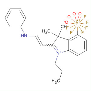 839676-64-1  3H-Indolium, 3,3-dimethyl-2-[2-(phenylamino)ethenyl]-1-propyl-,hexafluorophosphate(1-)