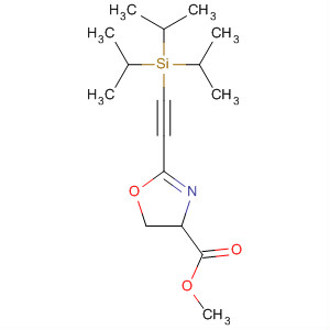 839697-71-1  4-Oxazolecarboxylic acid,4,5-dihydro-2-[[tris(1-methylethyl)silyl]ethynyl]-, methyl ester