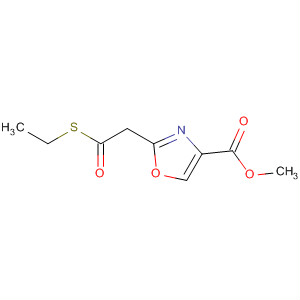 839697-77-7  4-Oxazolecarboxylic acid, 2-[2-(ethylthio)-2-oxoethyl]-, methyl ester