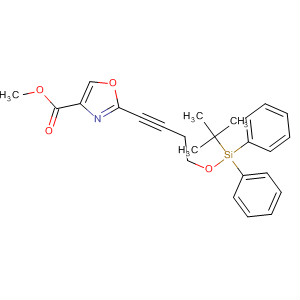 839697-78-8  4-Oxazolecarboxylic acid,2-[4-[[(1,1-dimethylethyl)diphenylsilyl]oxy]-1-butynyl]-, methyl ester