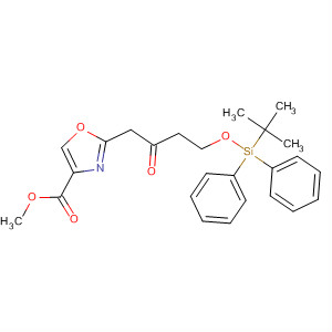 839697-80-2  4-Oxazolecarboxylic acid,2-[4-[[(1,1-dimethylethyl)diphenylsilyl]oxy]-2-oxobutyl]-, methyl ester