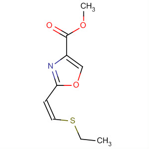839697-88-0  4-Oxazolecarboxylic acid, 2-[(1Z)-2-(ethylthio)ethenyl]-, methyl ester