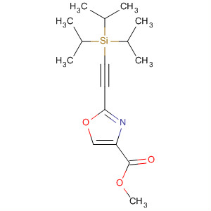 839697-98-2  4-Oxazolecarboxylic acid, 2-[[tris(1-methylethyl)silyl]ethynyl]-, methylester
