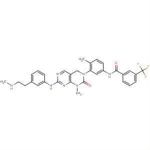 839705-81-6  Benzamide,N-[3-[1,4-dihydro-1-methyl-7-[[3-[2-(methylamino)ethyl]phenyl]amino]-2-oxopyrimido[4,5-d]pyrimidin-3(2H)-yl]-4-methylphenyl]-3-(trifluoromethyl)-