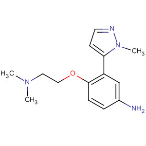 839714-87-3  Benzenamine,4-[2-(dimethylamino)ethoxy]-3-(1-methyl-1H-pyrazol-5-yl)-